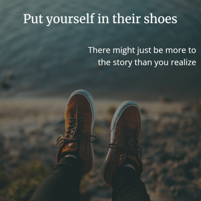 phrase put yourself in their shoes